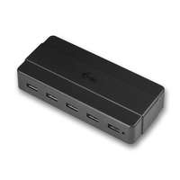 i-tec i-tec Advance Charging USB 3.0 Hub 7 port + tápegységl fekete (U3HUB742)