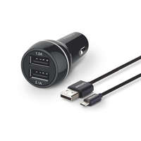 Philips Philips DLP2357U/10 autós USB töltő + micro USB kábel