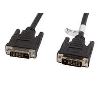 Lanberg Lanberg DVI-D Dual Link összekötő kábel 1.8m fekete (CA-DVID-10CC-0018-BK)