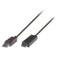 Value Valueline DisplayPort - HDMI kábel, 3 m, fekete (VLCP37100B30)
