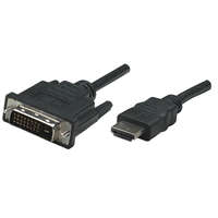 Manhattan Manhattan HDMI - DVI-D kábel 1m fekete (372503)