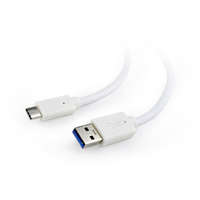 Gembird Gembird Cablexpert USB 3.0 AM --> Type-C (AM/CM) kábel 1.8m fehér (CCP-USB3-AMCM-6-W)