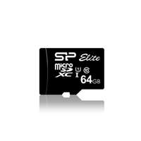 SILICON POWER 64GB microSDXC memória kártya Silicon Power Elite + adapter (SP064GBSTXBU1V10SP)