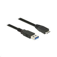 DeLock Delock 85074 USB 3.0 Type-A > USB 3.0 Type Micro-B kábel, 2m, fekete