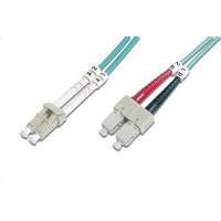 Digitus Digitus DK-2532-01/3 Fiber Optic Multimode patch kábel LC / SC OM3 1m türkiz