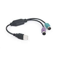 Gembird Gembird Cablexpert USB A type --> PS/2 female 50cm (UAPS12-BK)