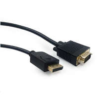 Gembird Gembird Cablexpert Display port male --> VGA male kábel 1.8 m (CCP-DPM-VGAM-6)