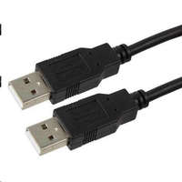 Gembird Gembird Cablexpert USB 2.0 A-A összekötő kábel 1.8m, fekete (CCP-USB2-AMAM-6)