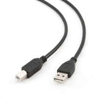 Gembird Gembird Cablexpert USB 2.0 A-B összekötő kábel 1m, fekete (CCP-USB2-AMBM-1M)