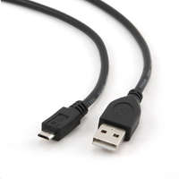 Gembird Gembird Cablexpert USB 2.0 --> micro-USB 10cm, fekete (CCP-MUSB2-AMBM-0.1M)