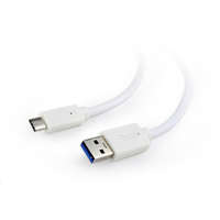Gembird Gembird Cablexpert USB 3.0 AM --> Type-C (AM/CM) kábel 3m fehér (CCP-USB3-AMCM-W-10)
