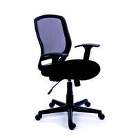 MAYAH MAYAH "Fun" irodai szék fekete szövetborítás, feszített hálós háttámla (BBSZVV08 / 11426 BLACK)
