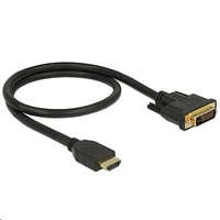 DeLock Delock 85652 HDMI male to DVI 24+1 male kétirányú kábel, 1m