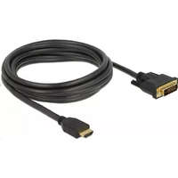 DeLock Delock 85655 HDMI male to DVI 24+1 male kétirányú kábel, 3m