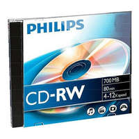 Philips Philips CD-RW 80&#039;/700MB újraírható lemez