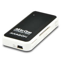 Axagon Axagon USB2.0 5 foglalatú külső kártyaolvasó fekete-fehér (CRE-X1)