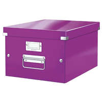 Leitz Leitz "Click&Store" irattároló doboz A4 lakkfényű lila (E60440062)