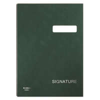 DONAU Donau 8690001-06 aláírókönyv A4 zöld (D869Z)