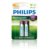 Philips Philips 2600 mAh AA Akkumulátor Rechargeables Nikkel-fémhidrid 2db/cs (R6B2A260/10)