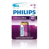 Philips Philips Lítium 9V elem Lithium Ultra 1db (6FR61LB1A/10)