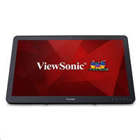 Viewsonic 24" ViewSonic TD2430 érintőképernyős LED monitor fekete