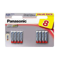 Panasonic Panasonic 1.5V Alkáli AAA ceruza elem Everyday Power (8db / csomag) (LR03EPS/8BW)