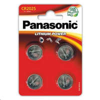 Panasonic Panasonic Lithium Power 3V CR2025 gombelem (4db) (CR-2025EL/4B)