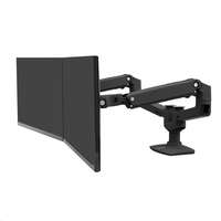 Ergotron Ergotron LX Dual Side-by-Side Arm monitortartó asztali kar 27" fekete (45-245-224)
