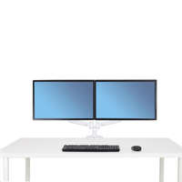 Ergotron Ergotron LX Dual Side-by-Side Arm monitortartó asztali kar 27" fehér (45-491-216)