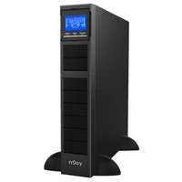 NJOY NJOY UPS Blader 3000, 3000VA, 2700W, Online Szünetmentes tápegység, rack (2U), LCD (PWUP-OL300BA-AZ01B)