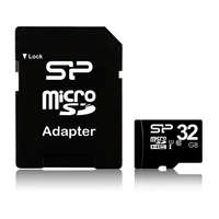 SILICON POWER 32GB microSDHC Silicon Power CL10 + adapter (SP032GBSTH010V10SP)