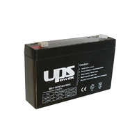 UPS Power UPS Power zselés ólomsavas gondozásmentes akkumulátor 6V 7000mAh 151x34x98.5mm (MC7-6)