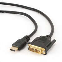 Gembird Gembird Cablexpert Adatkábel HDMI-DVI 1,8 m aranyozott csatlakozó (CC-HDMI-DVI-6)
