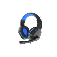 natec natec Genesis Argon 100 mikrofonos fejhallgató fekete-kék (NSG-1436)