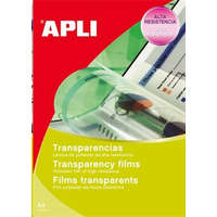 APLI APLI fólia, írásvetítőhöz, A4, fekete-fehér lézernyomtatóba (FOLA1062)