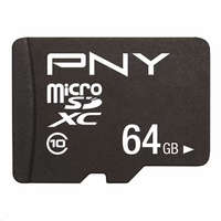 PNY 64GB microSDXC PNY Performance Plus CL10 + adapter (P-SDU64G10PPL-GE)