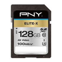 PNY 128GB SDXC PNY Elite-X CL10 memóriakártya (P-SD128U3100EX-GE)