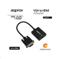 Approx APPROX VGA -> HDMI adapter + audio bemenet (APPC25)