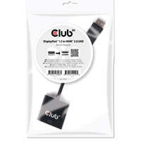 Club 3D CLUB3D Displayport 1.2 - HDMI 2.0 UHD aktív adapter (CAC-2070)