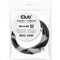 Club 3D CLUB3D DisplayPort 1.4 HBR3 - DisplayPort 1.4 HBR3 8K/60Hz 2m kábel (CAC-2068)