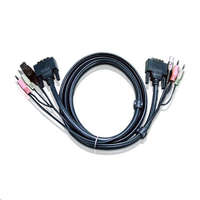 Aten ATEN KVM Kábel USB DVI Dual Link 1.8m (2L-7D02UD)