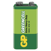 GP GP 9V Greencell 1604G elem (1db/zsugor) (B1250)