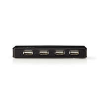 Nedis Nedis 7 portos USB hub USB 2.0 (UHUBU2730BK)