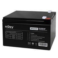 NJOY NJOY GP12122F (12V/12Ah, T2/F2, zárt, gondozás mentes, AGM) szünetmentes akkumulátor