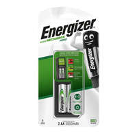 Energizer Energizer AccuRecharge Mini NiMH akkumulátor töltő + 2 db 2000mAh AA NiMH HR6 akkumulátor (53542143900)