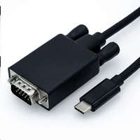 Roline Roline USB C 3.1 - VGA M/M adapter 2m kábellel (11.04.5821-10)