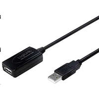 LogiLink LogiLink UA0143 USB 2.0 hosszabbító kábel fekete 10m