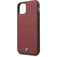 BMW BMW iPhone 11 Pro vízszintesen csíkozott kemény tok burgundi vörös (BMHCN58PELBU)