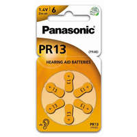 Panasonic Panasonic 1.4V PR13L/6LB Cink-levegő hallókészülék elem (6db / csomag) (PR-13(48)/6LB)