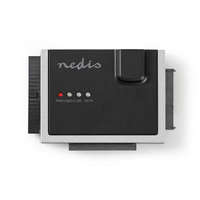 Nedis Nedis HDADIS100BK merevlemez-adapter USB 3.0 2,5 / 3,5" IDE / SATA